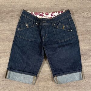 Dolce & Gabbana Blue Denim with Floral Accents